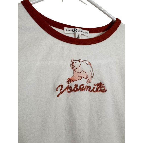 Love & Lazy Days Yosemite Kids Small Short Sleeve Tee Shirt NWOT Childrens - Picture 5 of 6